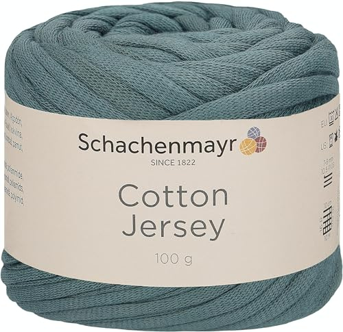 Schachenmayr Handstrickgarne Cotton Jersey Petrol, 9 x 9 x 9 cm, 9807363-00069
