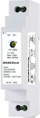 Basetech BT-2250247 Hutschienen-Netzteil (DIN-Rail) 12 V 1.25 A 15 W Anzahl Ausgänge:1 x Inhalt 1 St.