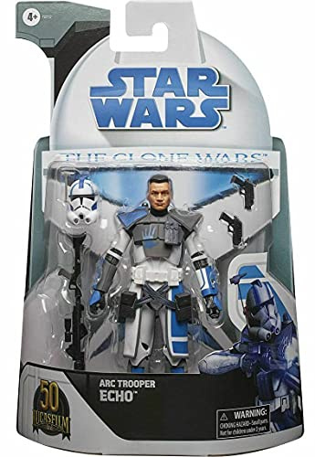 Star Wars The Black Series Arc Trooper Echo 6-Inch-Scale Lucasfilm 50th Anniversary Star Wars: The Clone Wars Collectible Action Figure