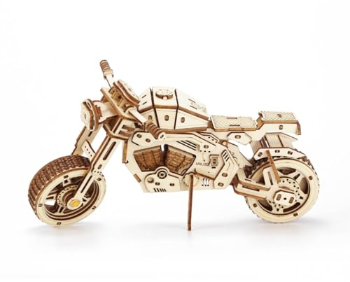 Ieron Holz-Offroad-Motorrad-Modellbausatz für Erwachsene, 3D-Puzzle-Modellbausätze, Teenager und Erwachsene