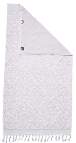 done. Duschtuch Provence Ornaments Bright White, 70 cm x 140 cm