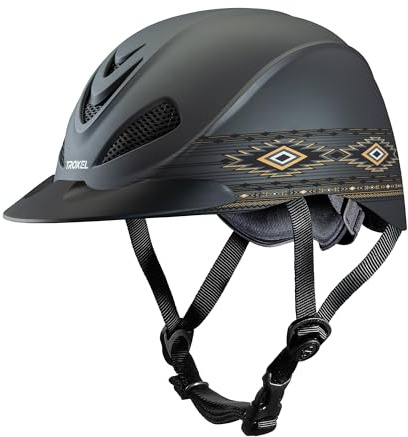 Troxel Rebel Bold Horse Riding Helmet, Low-Profile, Light, Adjustable Design, Safety Horseback Riding Gear, Large (7-1/4 - 7-3/8), Navajo
