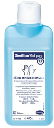 Sterillium Gel Pure 475ml breites Wirkungsspektrum gegen Bakterien Pilze Viren
