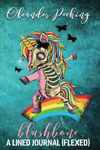 Oleander Peeking: a lined journal / notebook (flexed)