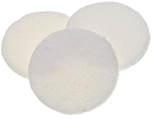 vhbw 3x Pads de polissage compatible avec Kärcher FP 202, PST 1000, PST 222, FP 222 aspiro-cireuse - Set de polissage pour parquet blanc