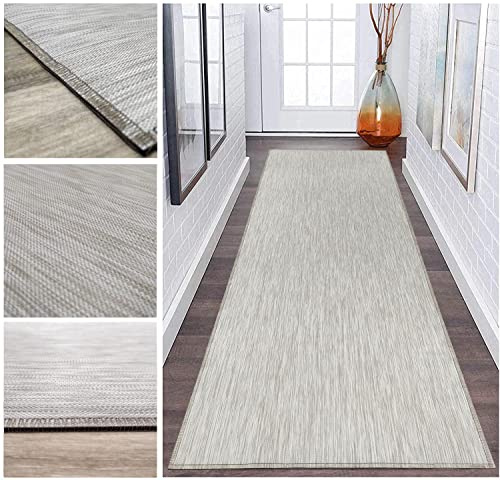 Alfombra Larga Vinilo Trenzado para Pasillo Cocina Dormitorio a Medida Presencia Natural de Alta Resistencia con Trasera de PVC Antideslizante