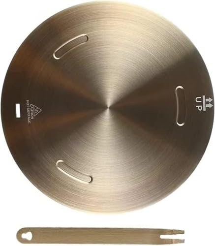 Placa adaptadora de inducción Beswarmy Placa convertidora de placa de inducción con mango extraíble para estufa de gas, café, leche, utensilios de cocina de inducción, placa de anillo a fuego lento de