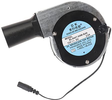 Zqxnt BBQ Blower Charcoal Chimney Starter BBQ Fan Smoker Fan Electric Blower Starter For Charcoal AC For 12V 2A Power Cord