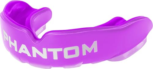 Phantom Mouthguard APEX Protector dental para niños: protector bucal Boil & Bite para deportes de combate, MMA, boxeo y muay thai - Lila