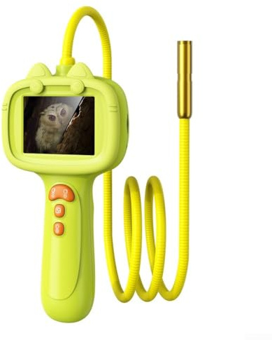 Lighted Digital Microscope Featuring 2MP Resolution and IP67 Waterproof Design with 2 4 Inch IPS Screen for Outdoor Nature and Science Exploration