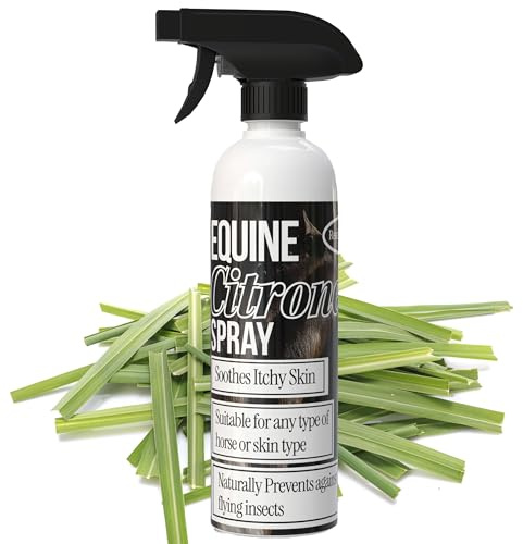 Wilson Inc. Citronella Horse Spray – Natural Fly Repellent for Horses, Long-Lasting Protection Against Flies, Midges and Mosquitoes, Gentle on Skin, Ideal for Riding and Stable Use (1ltr)