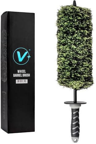 VIKING V+ Wheel Barrel Brush for Deep Wheel Cleaning, 17 Inch Length