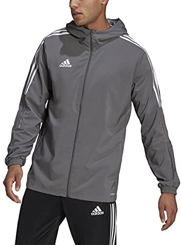 adidas mens Tiro 21 Windbreaker Team Grey Small