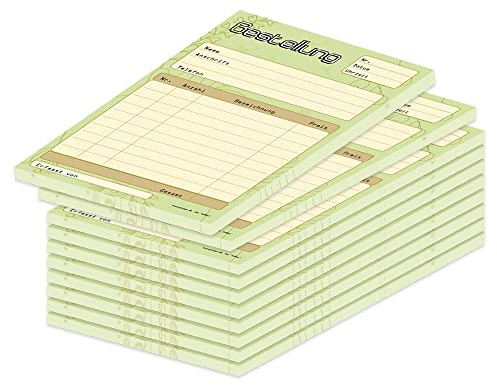 PRICARO Bestellannahmeblock Salbei, A5, 10 Stück