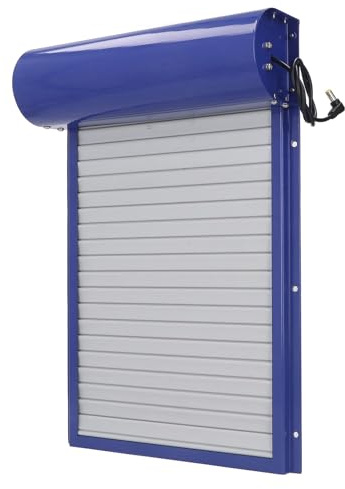 Puerta Automática de Gallinero, Puerta de Gallinero Alimentado por Energía Solar, con Temporizador, Apertura y Cierre Automáticos, Puerta de Pollo Autobloqueante, para El Hogar Y La Granja