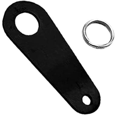 Gancio per Campanello per Moto, Gancio per Campanello, Portachiavi Adatto per Qualsiasi Campana, Accessorio per Campane e per Motociclisti, Porta Fortuna, Campanello da Equitazione,