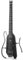 Donner HUSH-X E-Gitarren-Set, federleichte Reisegitarre mit einfach zu montierenden Ständern, ideal für Reisen und Übungen, Mahagoni-Körper, Gigbag, alle Zubehörteile, schwarz