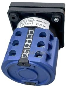 1 PZ LW26 20A LW26-20/3 1-0-2 AC 500V 20A Selettore rotativo universale 1-0-2 On-Off-On 3 posizioni Interruttore di commutazione a camma