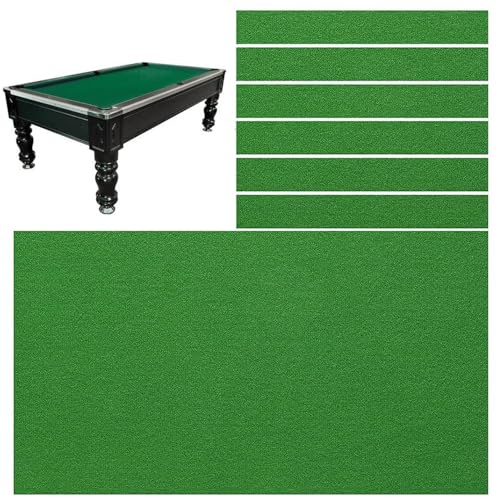 Poolbord filt ersättningskit – premium hållbart tygskydd för snooker och biljardbord med bonus bottenduk