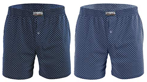 Sesto Senso Korta pyjamasbyxor i bomull för män 1 eller 2 st XL, 2pak 5+6