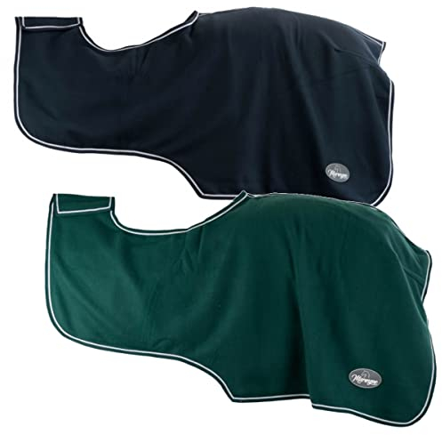 Marengos Fleece-Ausreitdecke tannengrün Pony
