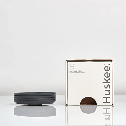 Huskee Pty Cup Charcoal (3oz Saucers)
