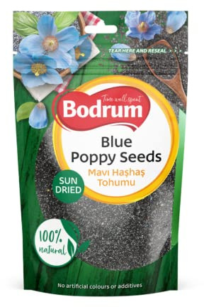 Bodrum Blue Poppy Seeds (Mavi Hashas Tohumu) 100gr x 10 pack