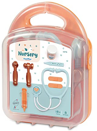Ecoiffier Juguetes Juguetes ECOIFFIER-1875-Valisette pediatría-Juego de imitación para niños-Desde 18 Meses-Origen Francia Garantía, 1875