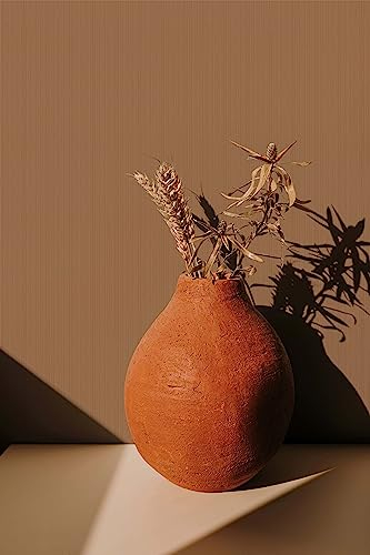 papier peint marron rayures papier peint intissé pour salon ou chambre à coucher Made in Germany 10,05 x 0,70 m