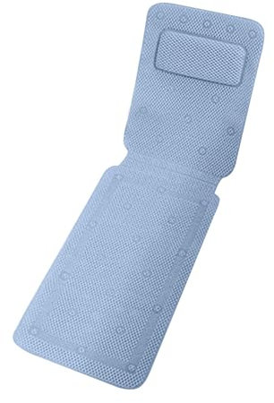 Full Body Bath Pillow, Bath Cushion, Bath Pillow With 30 Non-Slip Super Suction, Bathtub Accessories, For Neck Back And Tailbone Support, 50x14in