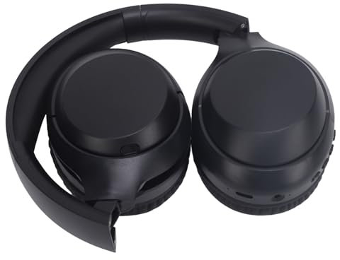 Bewinner Cuffie Sovrauricolari con Cancellazione del Rumore, Cuffie Stereo Pieghevoli per Bassi Profondi con Microfono, Cuffie Portatili per Bassi Profondi per PC Cellulare da Ufficio in