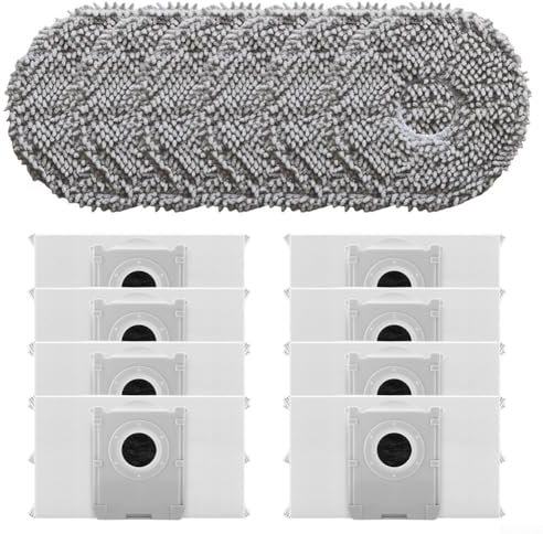 Excepcional juego de trapos y bolsas de polvo para ECOVACS T30C PRO y para OMNI, para mantener tu hogar limpio y saludable
