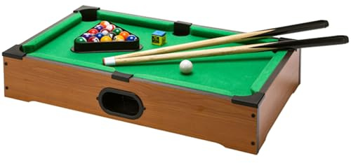 Table de billard Miniature - Table de billardPetit 13,5 x 9,06 x 2,8 pouces, ensemble de jeu compact, jouet pour le divertissement familial de longue durée | équipement de billard