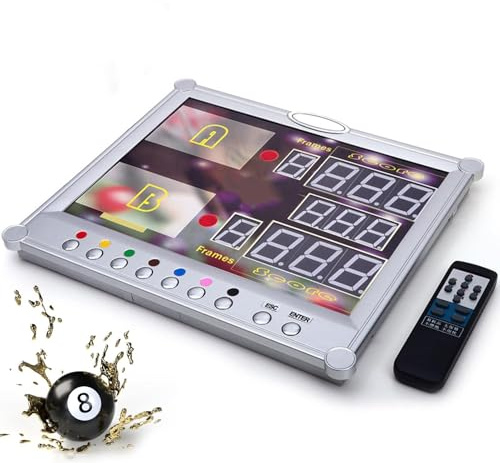 Tabellone segnapunti elettronico dello snooker, tabellone segnapunti del display digitale del LED del supporto della parete, 0-199 segna il tabellone segnapunti da tavolo, con telecomando, per la sala