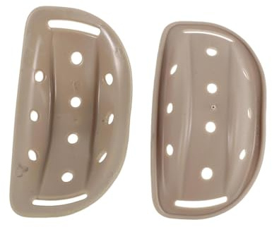 Sosoport Lot de 2 Mentonnières de Casque de Vélo pour Garçon et Filles en Mousse Beige, Protection Légère et Absorbante pour Cyclisme, Skateboard et Sports D'hiver, Accessoire Remplaçant