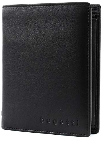 bugatti City Line RFID Coin Wallet Combi Style 13CC Black