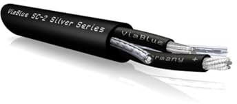 VIABLUE SC-2 Silver High-End Lautsprecherkabel * Spule * Preis je 50 m / 5.000 cm * Single-Wire * BI-Wire * BI-Amping