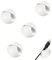 Clips Câble, 4PCS Clips de Câble, Clips Rangement de Câble, Pinces de Câble Auto-Adhésives, pour Gérer de Câbles Fils dans une Maison ou un Bureau