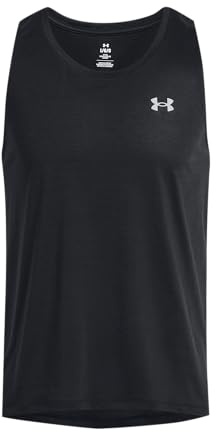 Under Armour Streaker Top da Corsa Uomini Nero - Black 001 S