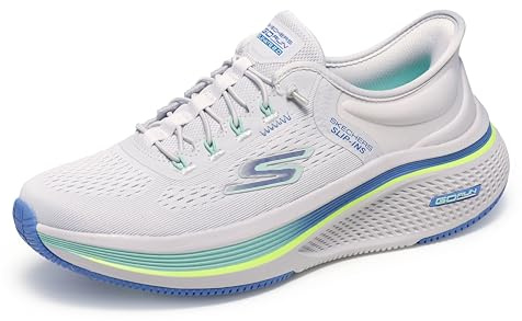 Skechers Go Run Elevate 2.0 Banyan Hands Free Slip-ins, Chaussures pour Femme, Gris/Bleu, 40 EU
