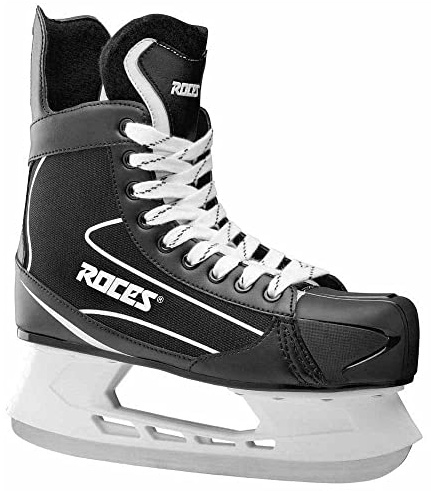 Roces Patins à Glace pour Homme RH 4 - Noir/Gris - Pointure 43