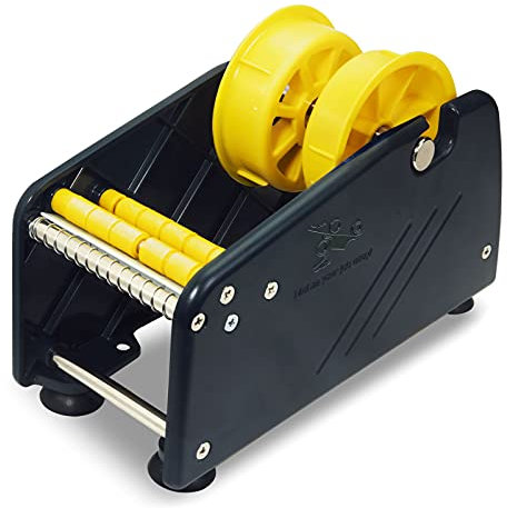 Excell Economy Leichter Tischetikettenspender (bis zu 7,6 cm breit), verstellbarer Aufkleberrollenhalter, Spender für Zuhause, Büro, Einzelhändler und Lagerhäuser, Versandbedarf