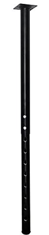 QLLY Tischbeine Metall Schwarz Schreibtischbeine Höhenverstellbar 60-100cm Möbelfuß Hochbelastbares Metall Tischbeine Geeignet Tischfuß für Heimbüro Schreibtisch Arbeitsplatten (1, Schwarz)