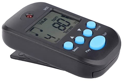 LCD Digital M50 Metronome Tempo Guitar Music Portable Mini Digital Metronome, No Battery
