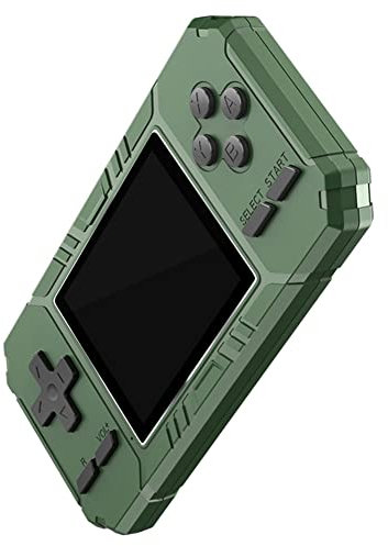 MSCHENZW Mini console de portable rétro 8 bits écran couleur LCD 7,6 cm 500 jeux intégrés Vert
