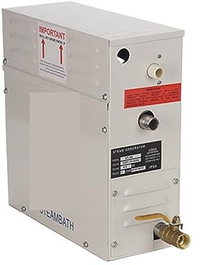 Generador de vapor para sauna en casa, Generador de de 3KW y 4,5 kW for ducha, máquina de doméstica de 380V, ducha de for Sauna, baño, SPA con controlador Digital para ducha en sala de vapor en casa(4