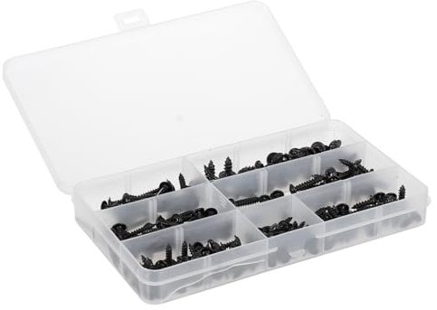 FUNOMOCYA Set Di 210 Viti Autofilettanti A Croce Testa Cilindrica Con Rondella Di Supporto Materiale Resistente Per Fai-per-fatti