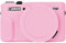 Easy Hood G7X2 Case, Camera Case for Canon G7 X Mark II, Soft Silicone Protective Cover with Removable Lens Cover for Powershot G7X Mark II DSLR Camera, Pink