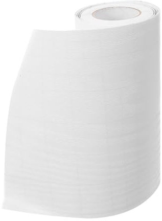 HOMOCONO 5m Self-Adhesive Flexible Skirting Board Cover Trim Molding Sticker for Wall Ceiling and Floor Corners for Indoor and Outdoor Decoration