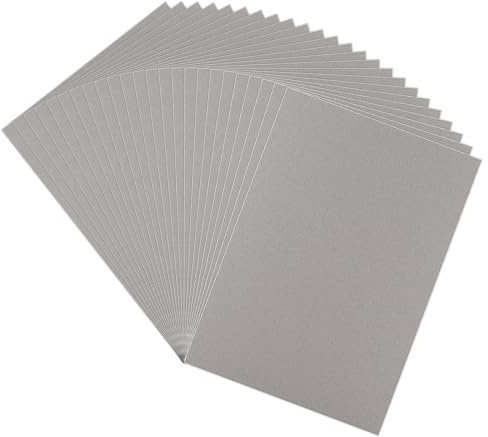ASelected 24 PCS A3 Greyboard,A3 Mount Board,Backing Board,Model Making Presentation Board,Recycled Card,Grey Board Cardboard,Double-Side Grey Board for Craft,Thick 2 MM